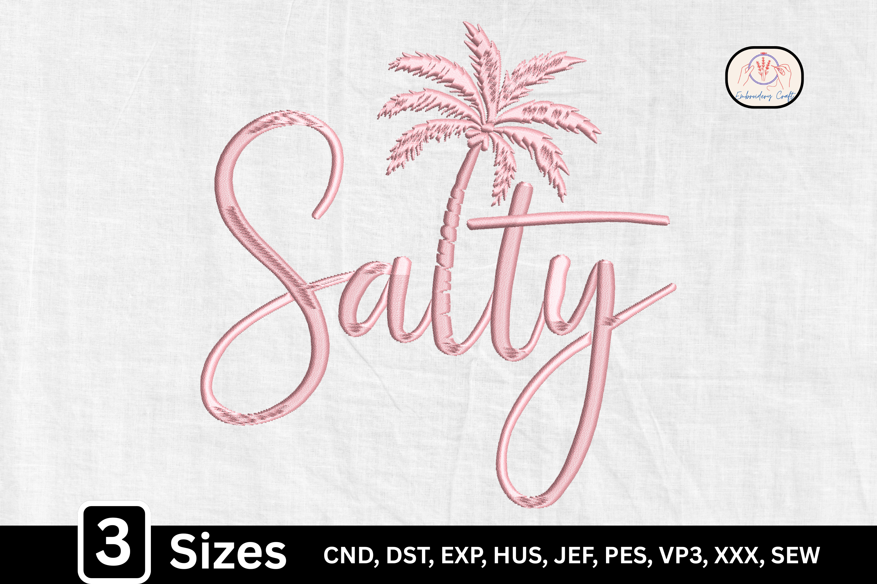 Coastal Summer Palm Tree Salty