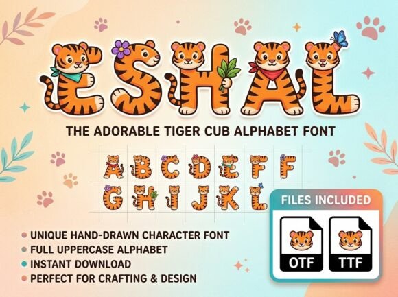 Eshal Font PNG with transparent background - Preview 1