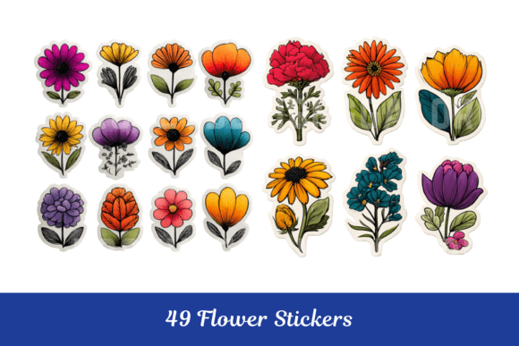 Flower Sticker Variety Pack