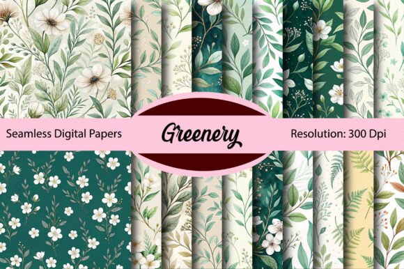 Christmas Modern Seamless Digital Paper Graphic by Colourful · Creative ...