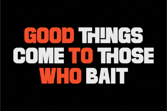 Hunting Fishing Font - Preview 3