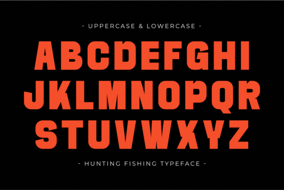 Hunting Fishing Font - Preview 4