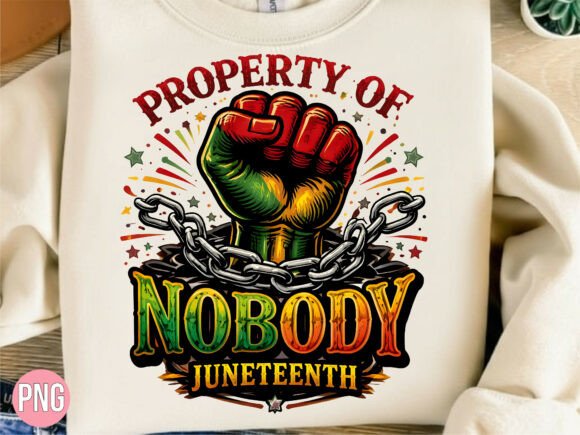 Juneteenth Property of Nobody PNG Graphic Crafts By BEE CREATION