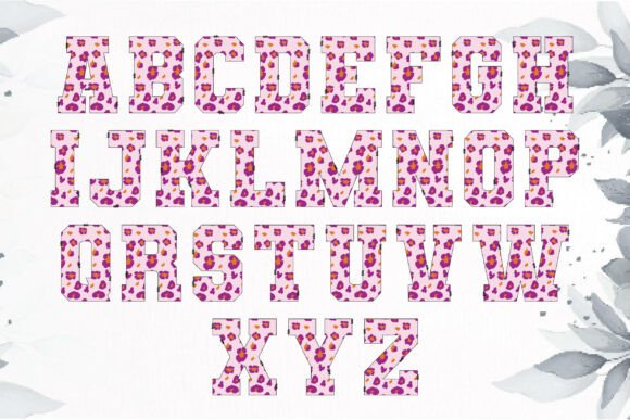 Mother’s Day Mega Alphabets Bundle Font PNG with transparent background - Preview 5