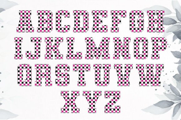 Mother’s Day Mega Alphabets Bundle Font PNG with transparent background - Preview 6