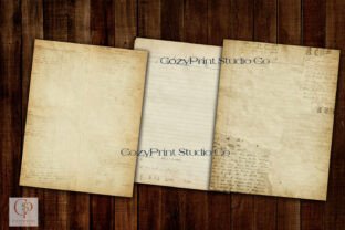 Old Ledger Paper Printable Junk Journal Graphic by CozyPrint Studio Co ...