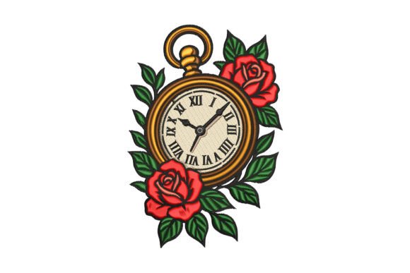 Rose and Clock