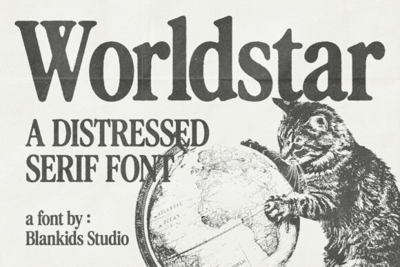 Worldstar Serif Font By Blankids Studio