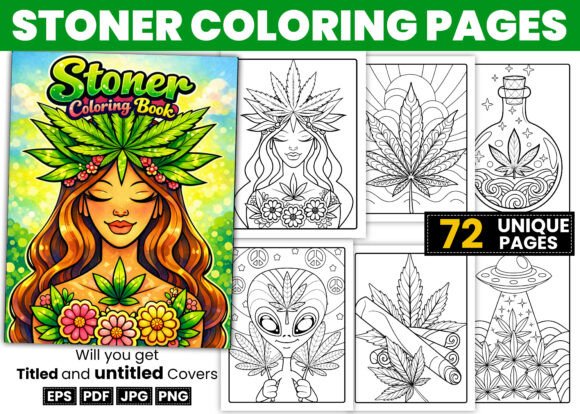 72 Stoner Coloring Pages for Adults