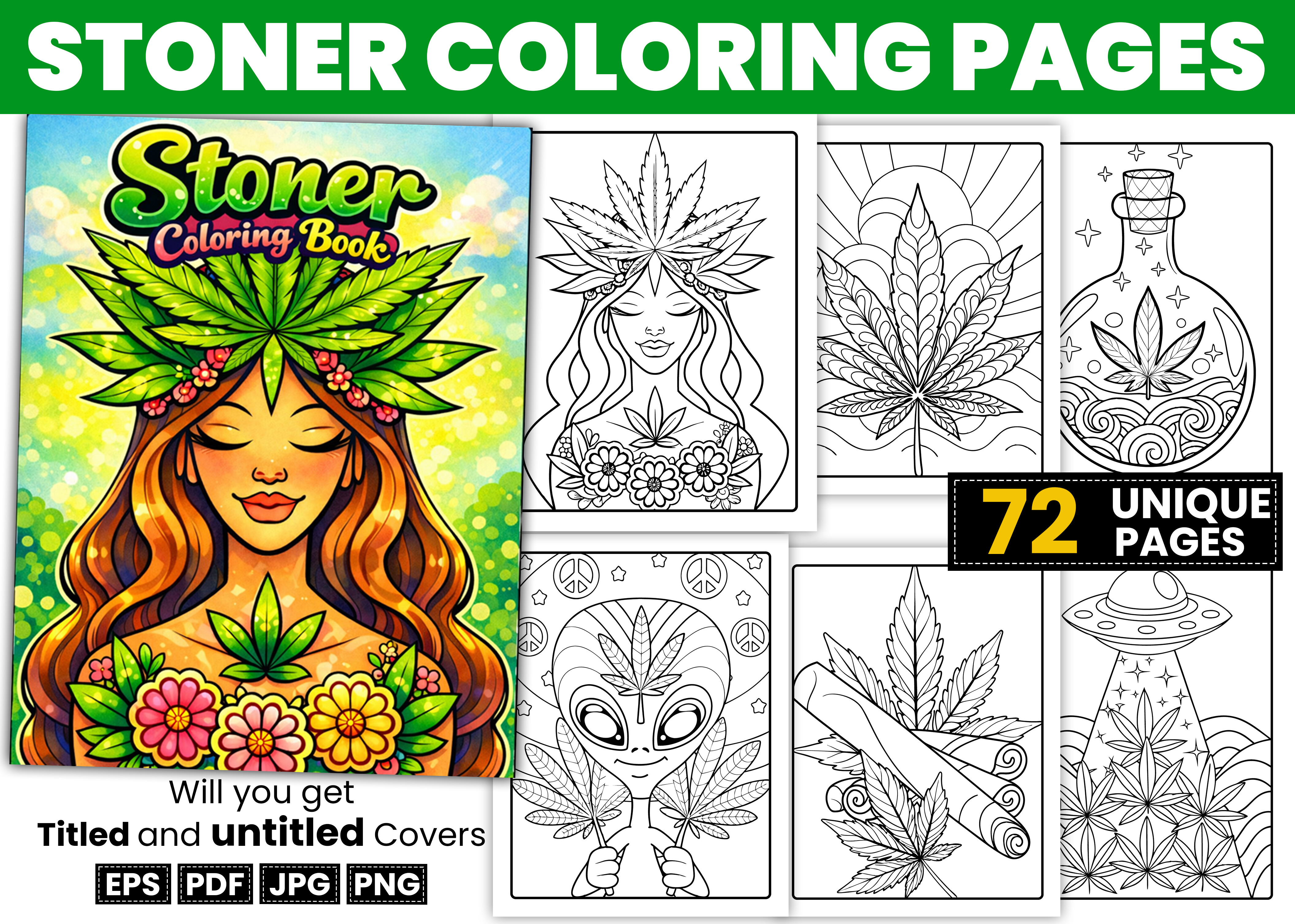 72 Stoner Coloring Pages for Adults