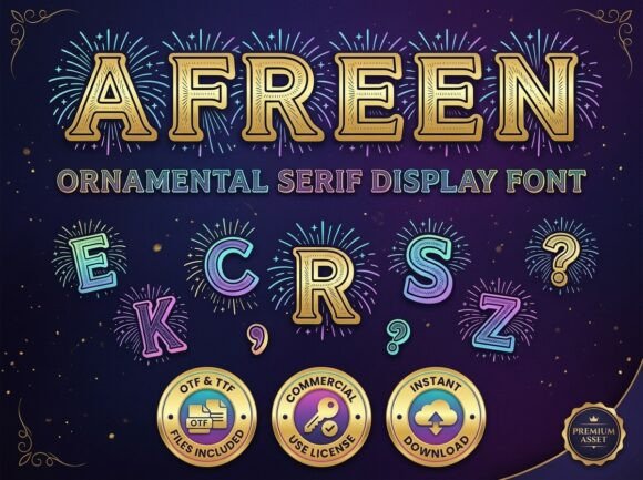 Afreen Font - Preview 1