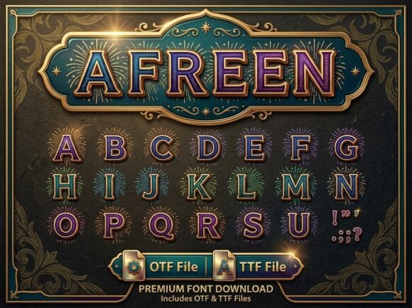 Afreen Font - Preview 2