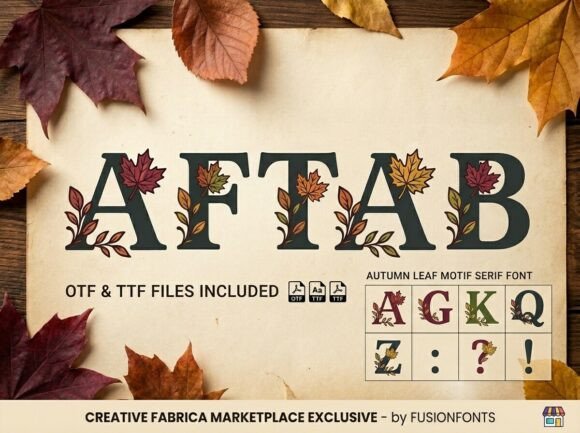 Aftab Font - Preview 1