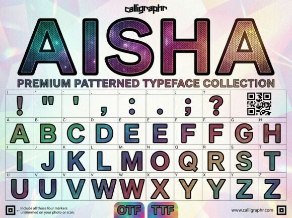 Aisha Font - Preview 1