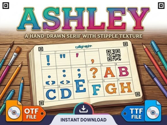 Ashley Font - Preview 1