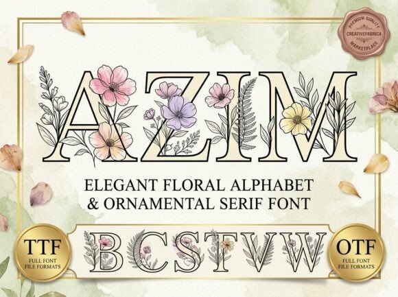 Azim Font - Preview 2