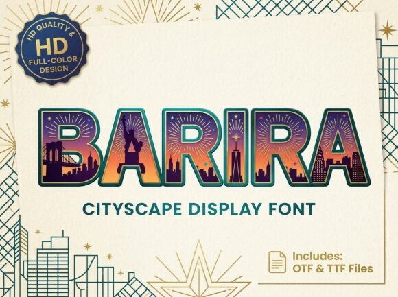 Barira Font - Preview 2