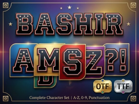 Bashir Font - Preview 2