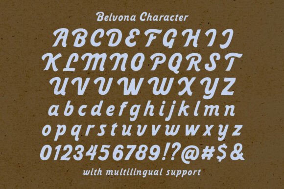 Belvona Vintage Font - Preview 4