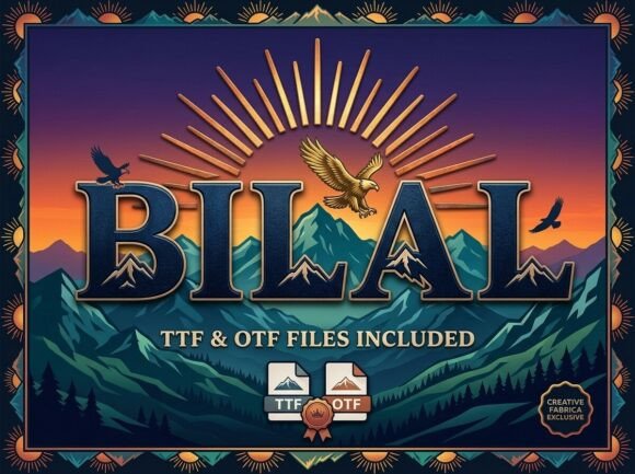 Bilal Font - Preview 2