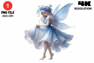 Blue Fairy PNG Clipart - Whimsical Graphic by rabiulalam97677 ...