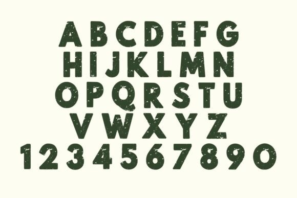 Bold Grunge Font - Preview 5