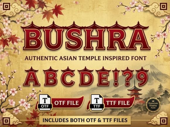 Bushra Font - Preview 1