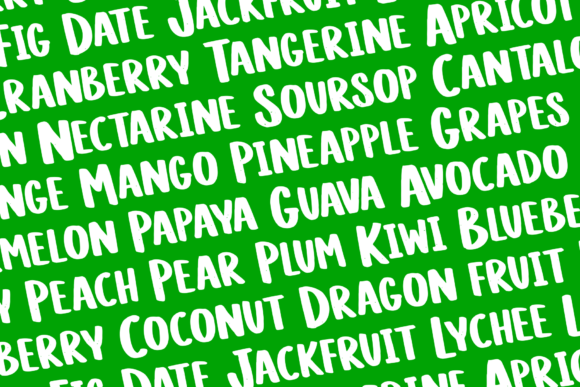 Chubikoly Font PNG with transparent background - Preview 3