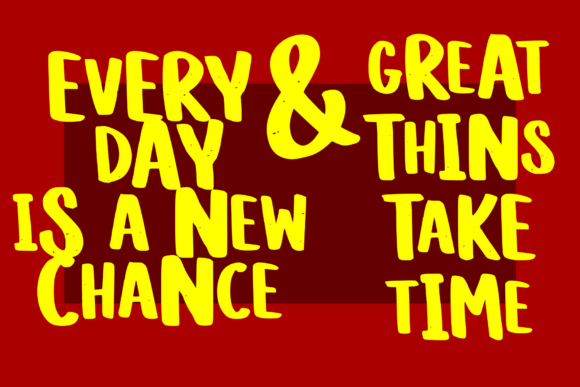 Chubikoly Font PNG with transparent background - Preview 4