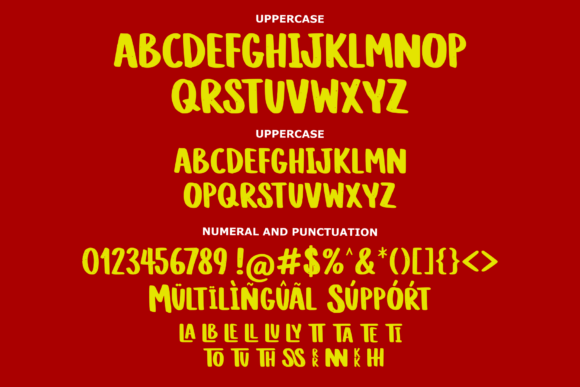 Chubikoly Font PNG with transparent background - Preview 5