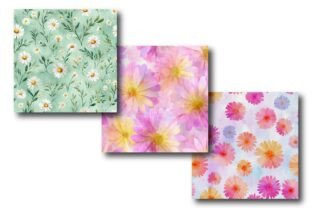 Daisy Flower Seamless Pattern Graphic by Print Magic · Creative Fabrica