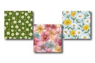 Daisy Flower Seamless Pattern Graphic by Print Magic · Creative Fabrica