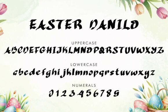 Easter Danilo Font - Preview 4