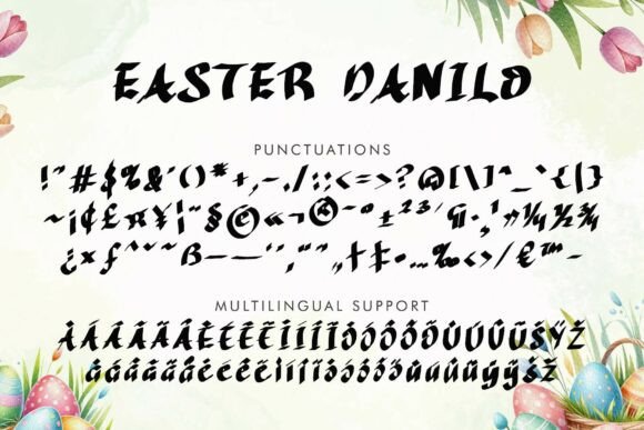 Easter Danilo Font - Preview 5