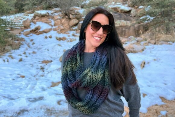 Eve Infinity Knit Scarf Pattern