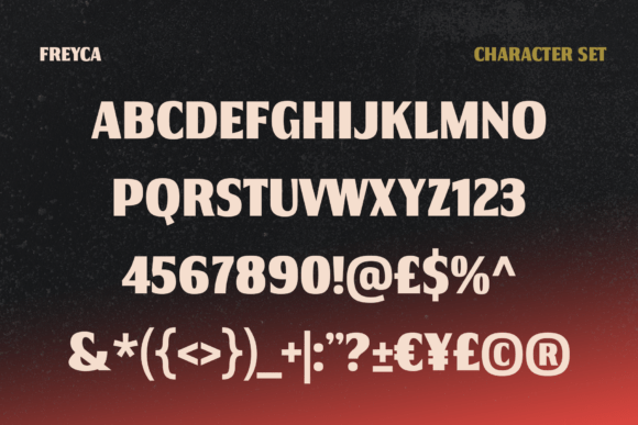 Freyca Font - Preview 2