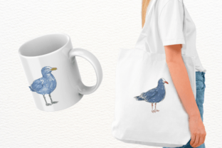 Hand-Drawn Summer Seagull Clipart Graphic by Markicha Art · Creative ...