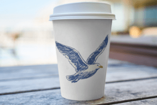 Hand-Drawn Summer Seagull Clipart Graphic by Markicha Art · Creative ...