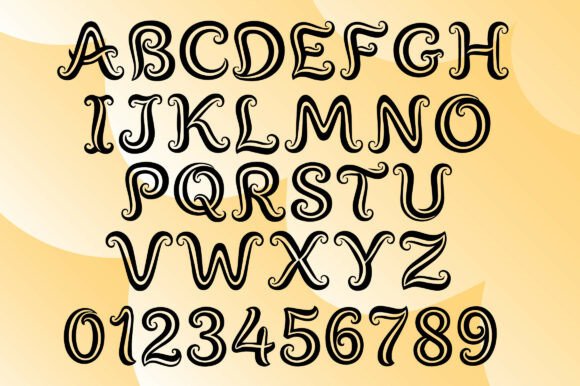 Happy Vibes Font PNG with transparent background - Preview 1