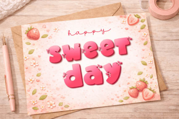 Juicy Bite Font PNG with transparent background - Preview 1