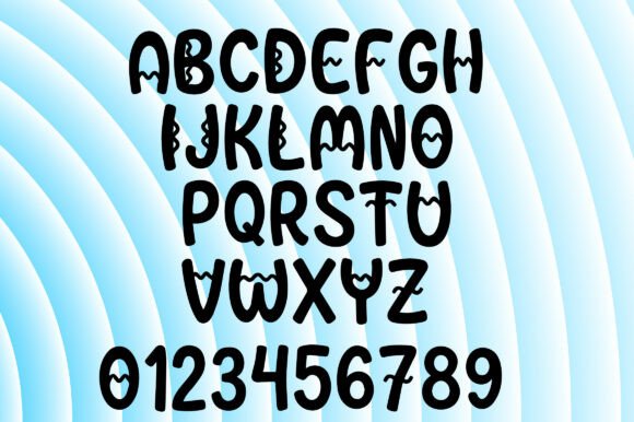 Live Light Font PNG with transparent background - Preview 1