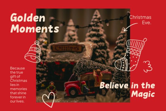 Merry Candy Font PNG with transparent background - Preview 3