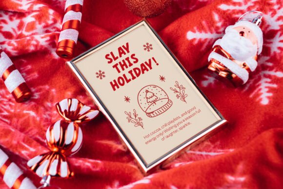 Merry Candy Font PNG with transparent background - Preview 5