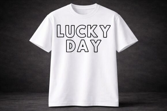 Outline Friday Font PNG with transparent background - Preview 1