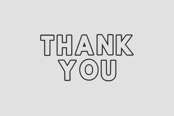 Outline Friday Font PNG with transparent background - Preview 5