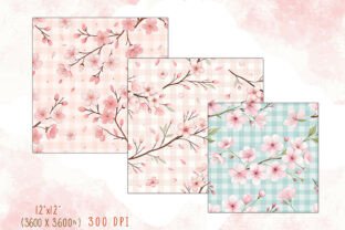 Pink Sakura Floral Seamless Patterns Graphic by Craftfiles-SVG ...