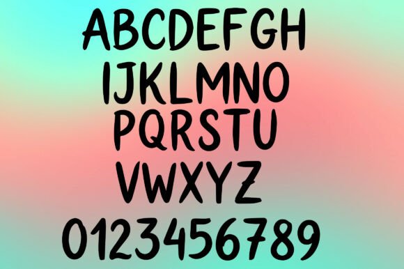 Power Within Font PNG with transparent background - Preview 1