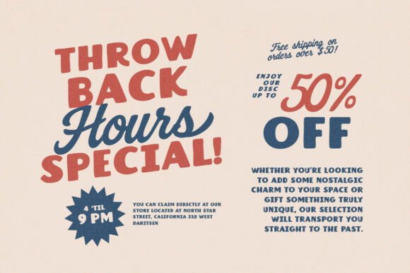 Rustic Graytone Font PNG with transparent background - Preview 1