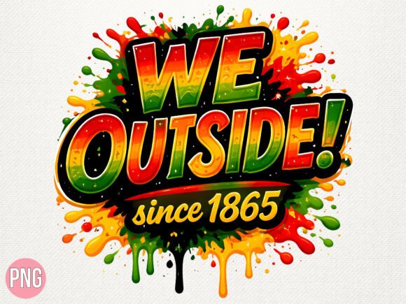 We Outside Since 1865 Juneteenth PNG Grafik Plotterdateien Von Craft Hunter
