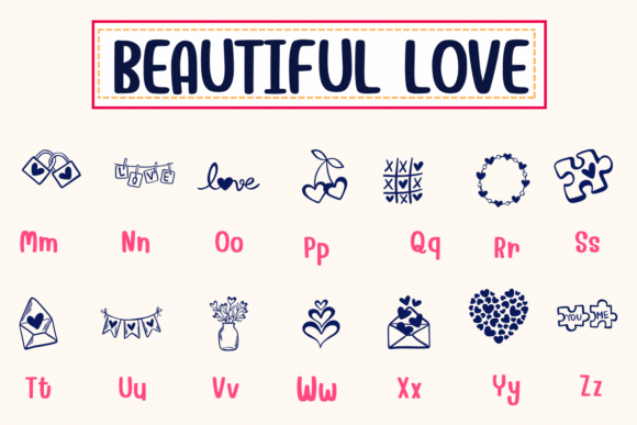 Beautiful Love Font - Preview 2